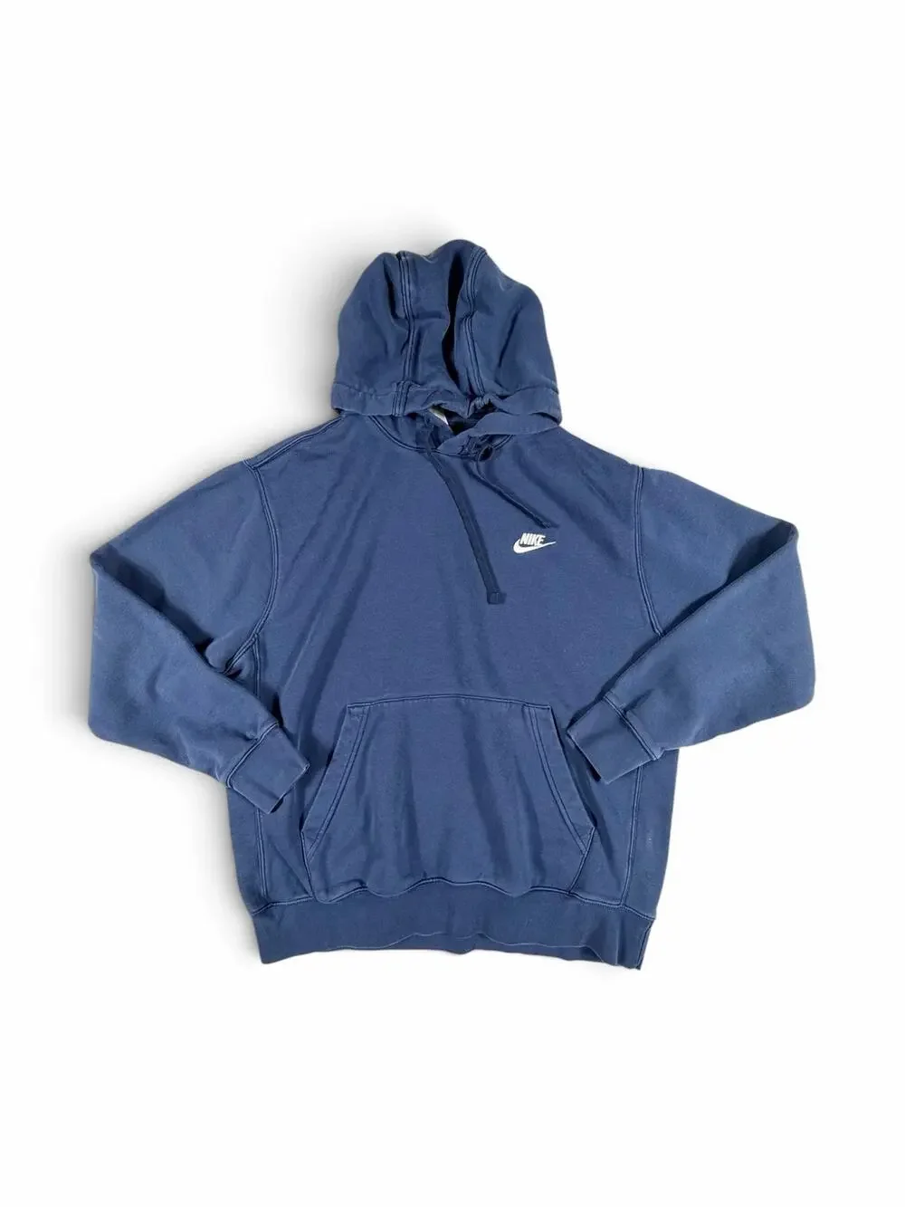 Nike Sportswear Club Fleece Pullover Hoodie Midnight Navy Size Large Men’s